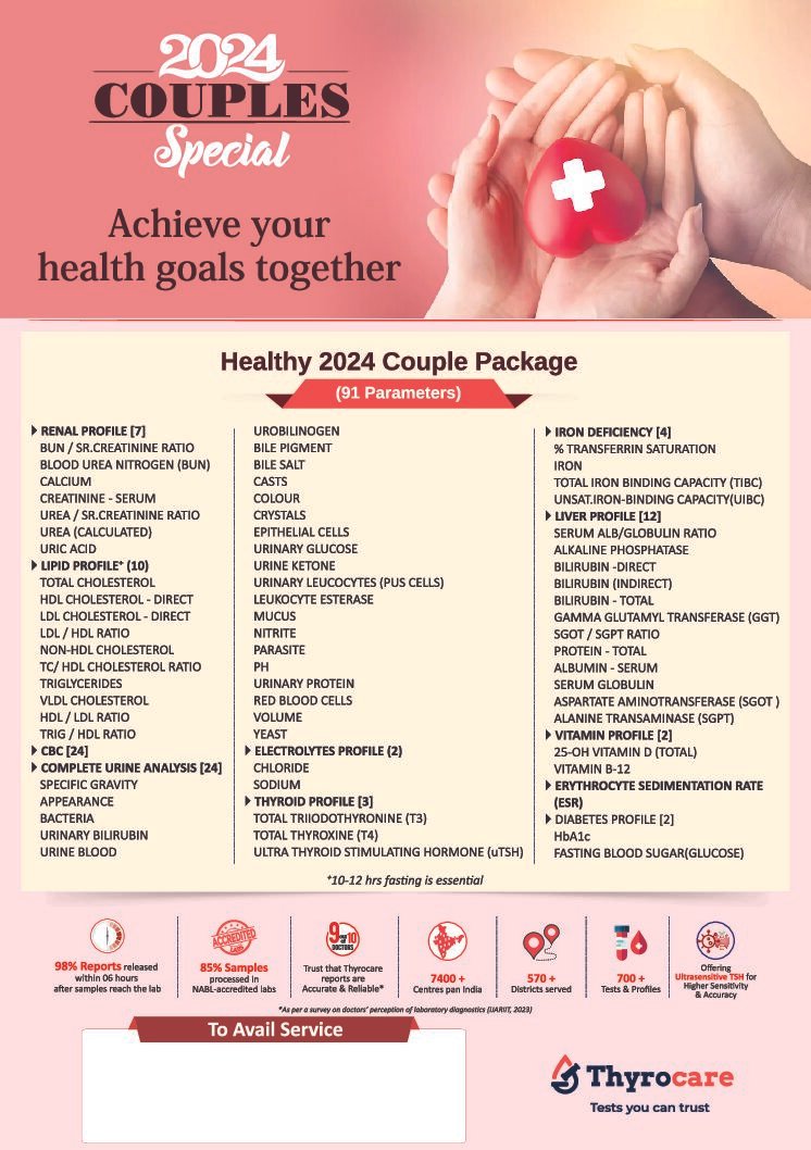 Healthy 2024 Couple Package