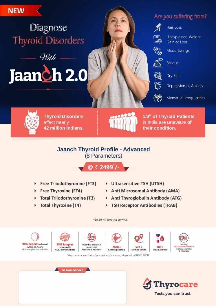 JAANCH THYROID PROFILE - ADVANCED
